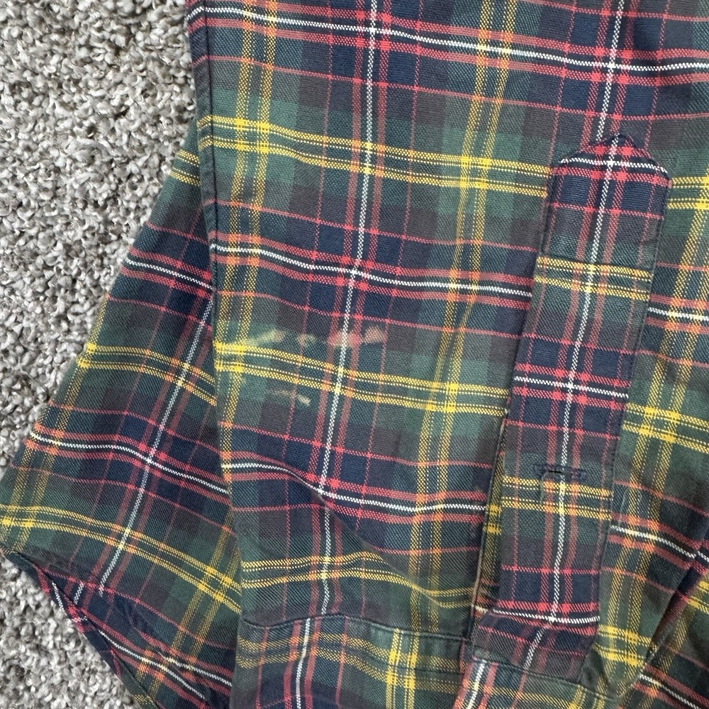 Ralph‎ Lauren Men's XL Custom Multicolor Plaid Long Sleeve Button Front Shirt - Picture 5 of 8